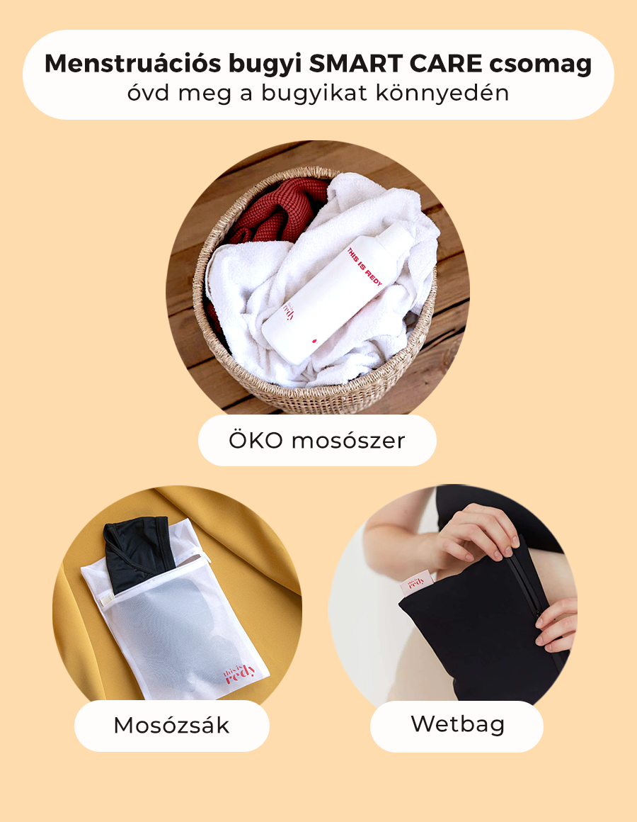 Menstruációs bugyi SMART CARE csomag - óvd meg a bugyikat könnyedén