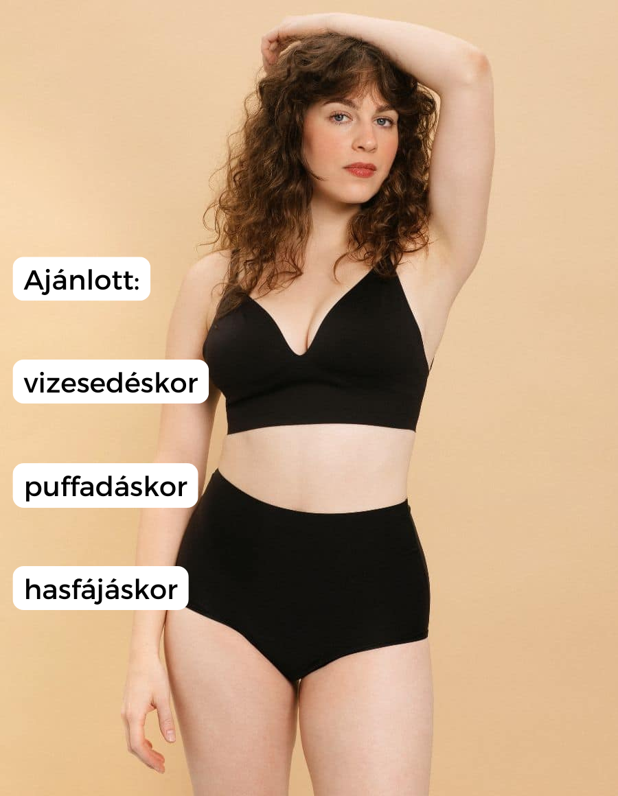Komfort MAX menstruációs bugyi csomag puffadáshoz AJÁNDÉK Mosózsák