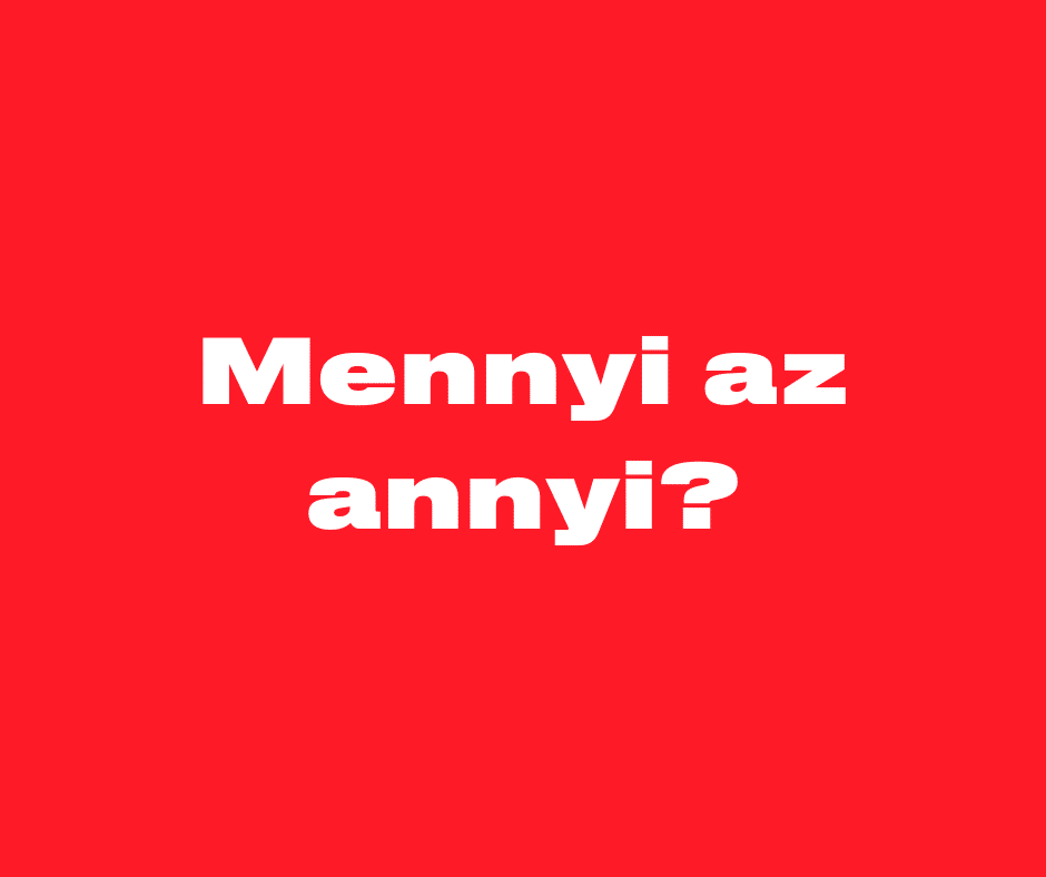 mennyi az annyi redy blogcikk