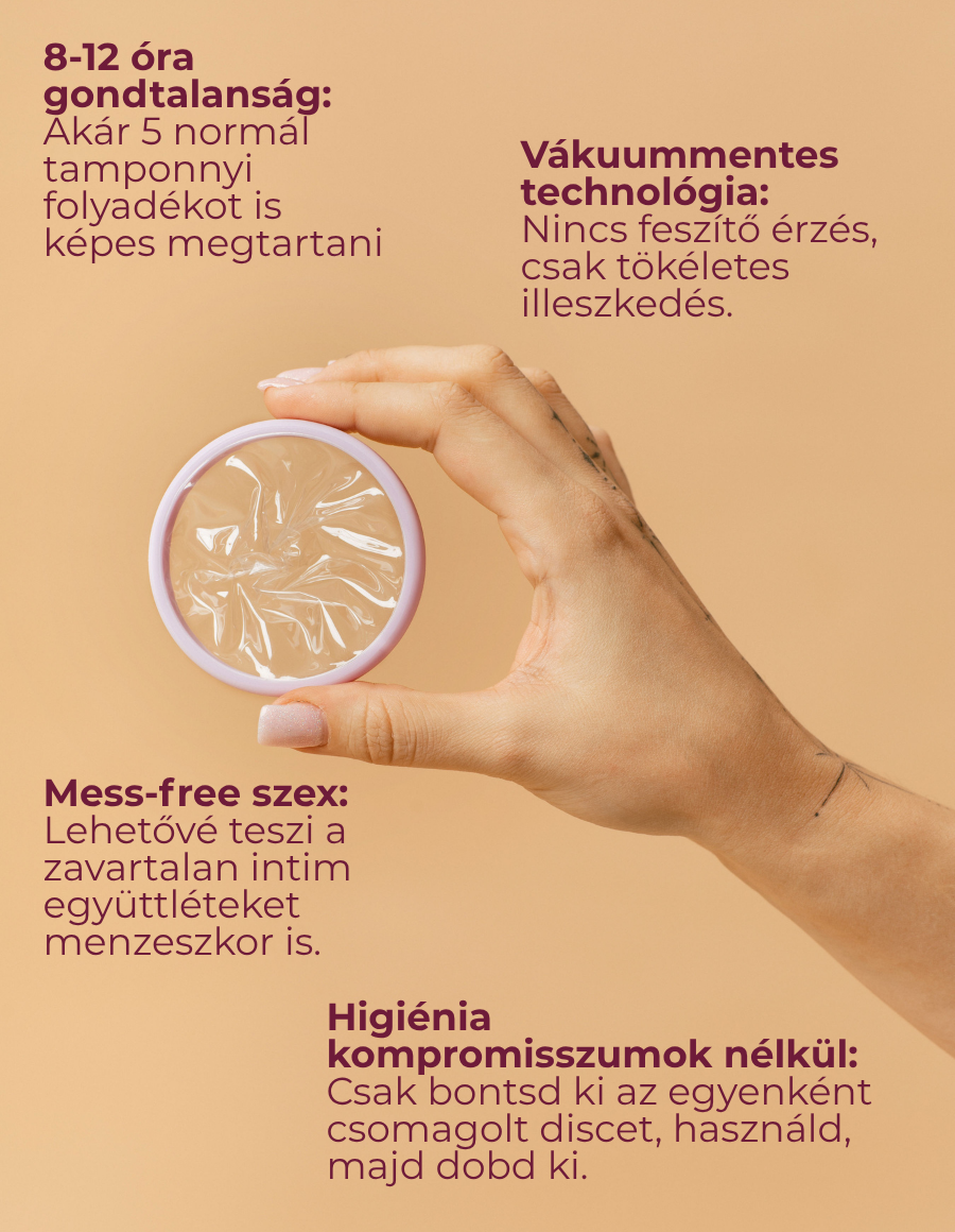 Menstruációs DISC - egyszer használatos