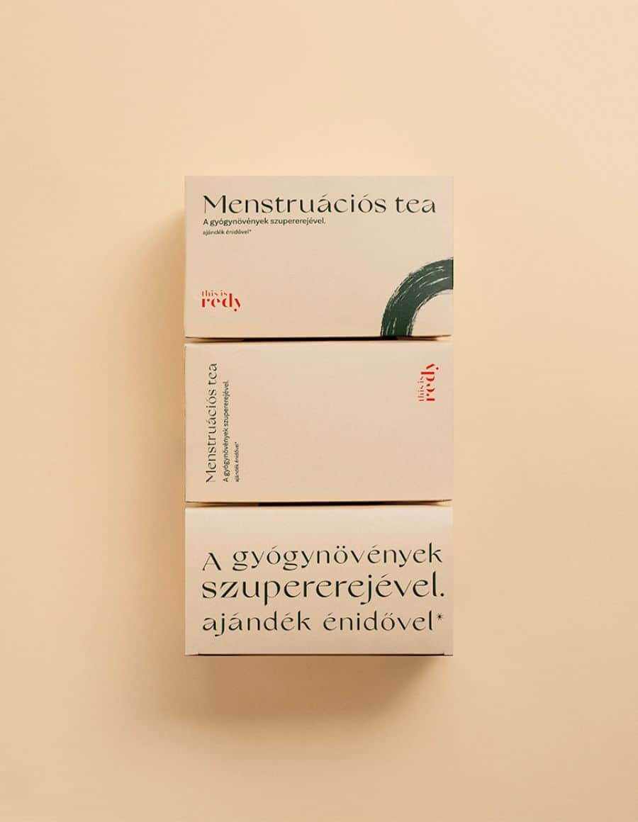 this is Redy Menstruációs tea a gyógynövények szupererejével, ajándék énidővel