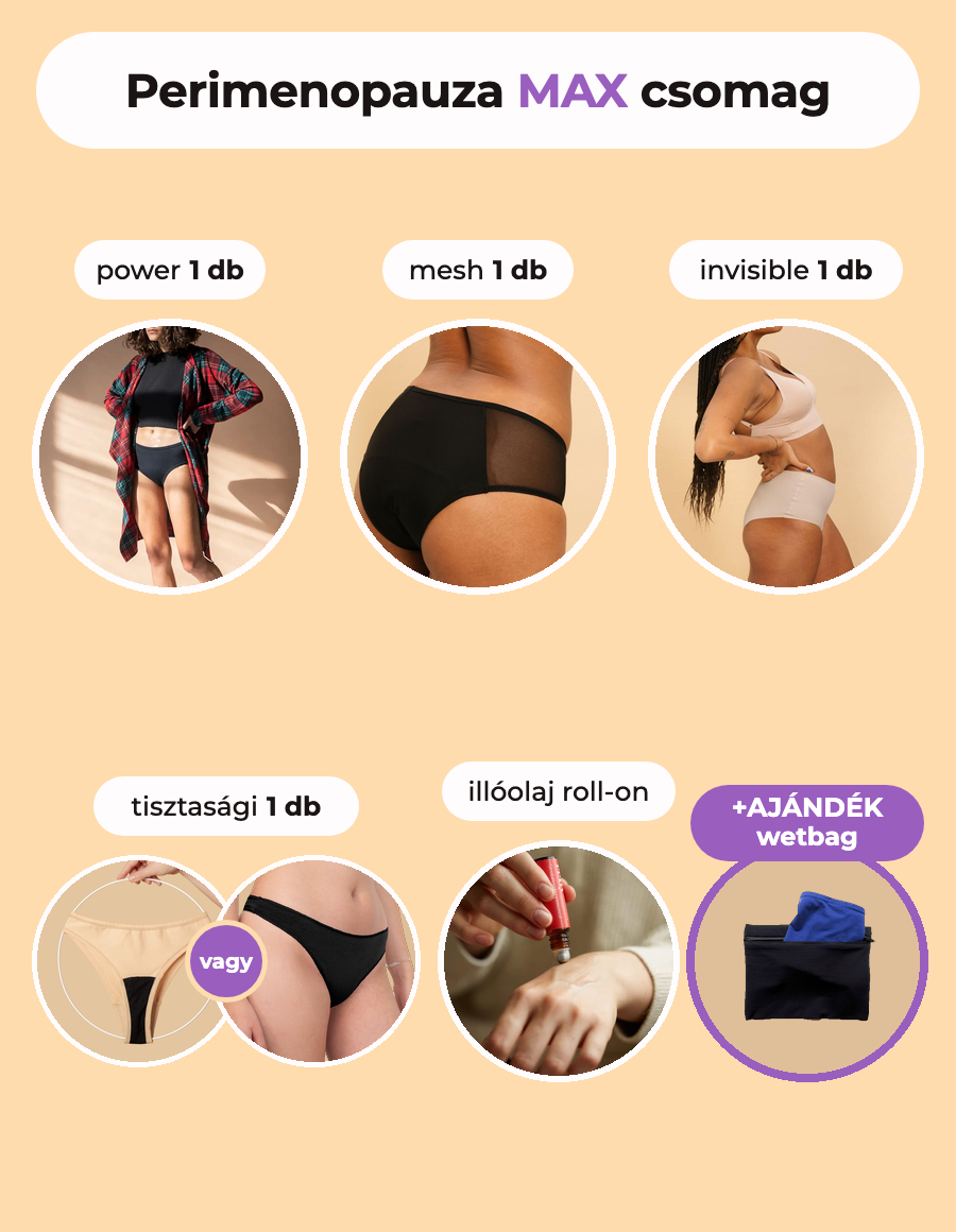 Perimenopauza MAX csomag + ajándék wetbag