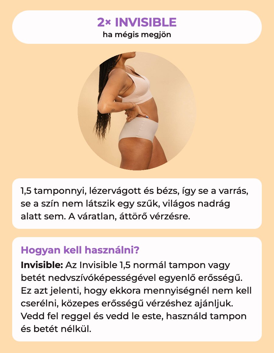 Perimenopauza tisztasági pakk + ajándék mosószerrel
