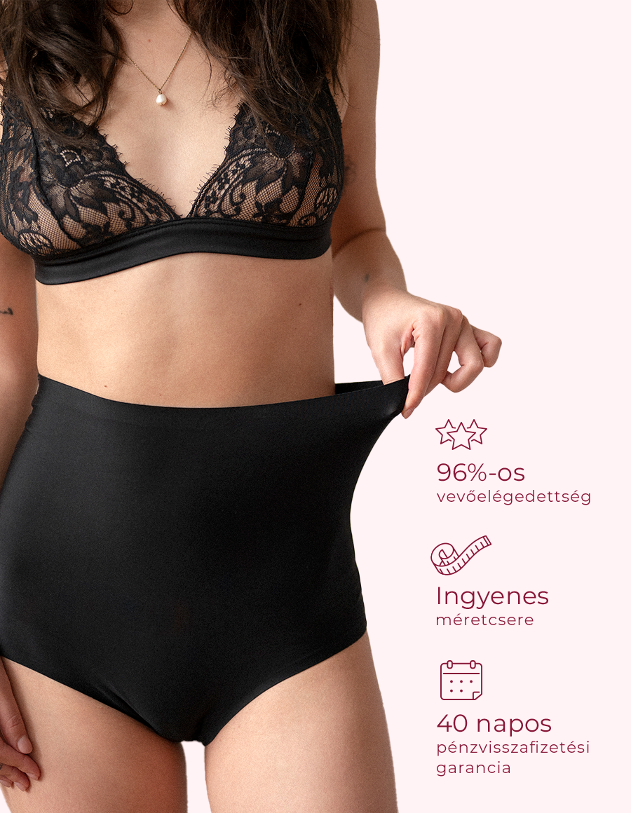 Komfort MAX menstruációs bugyi csomag puffadáshoz AJÁNDÉK Menstruációs tea