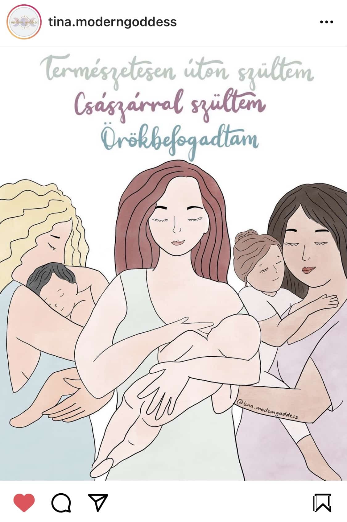 Tina Moderngoddess - Várandósság és szülés kártyák